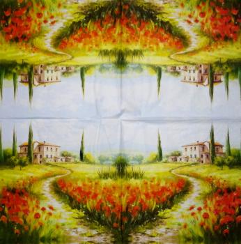 166 Mittelmeer - 3-lagig - Ambiente